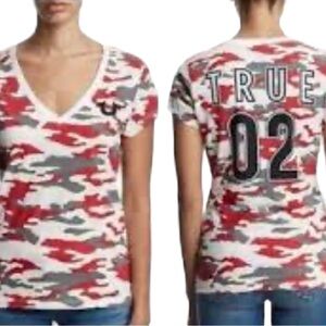 True Religion Camo Print Tee